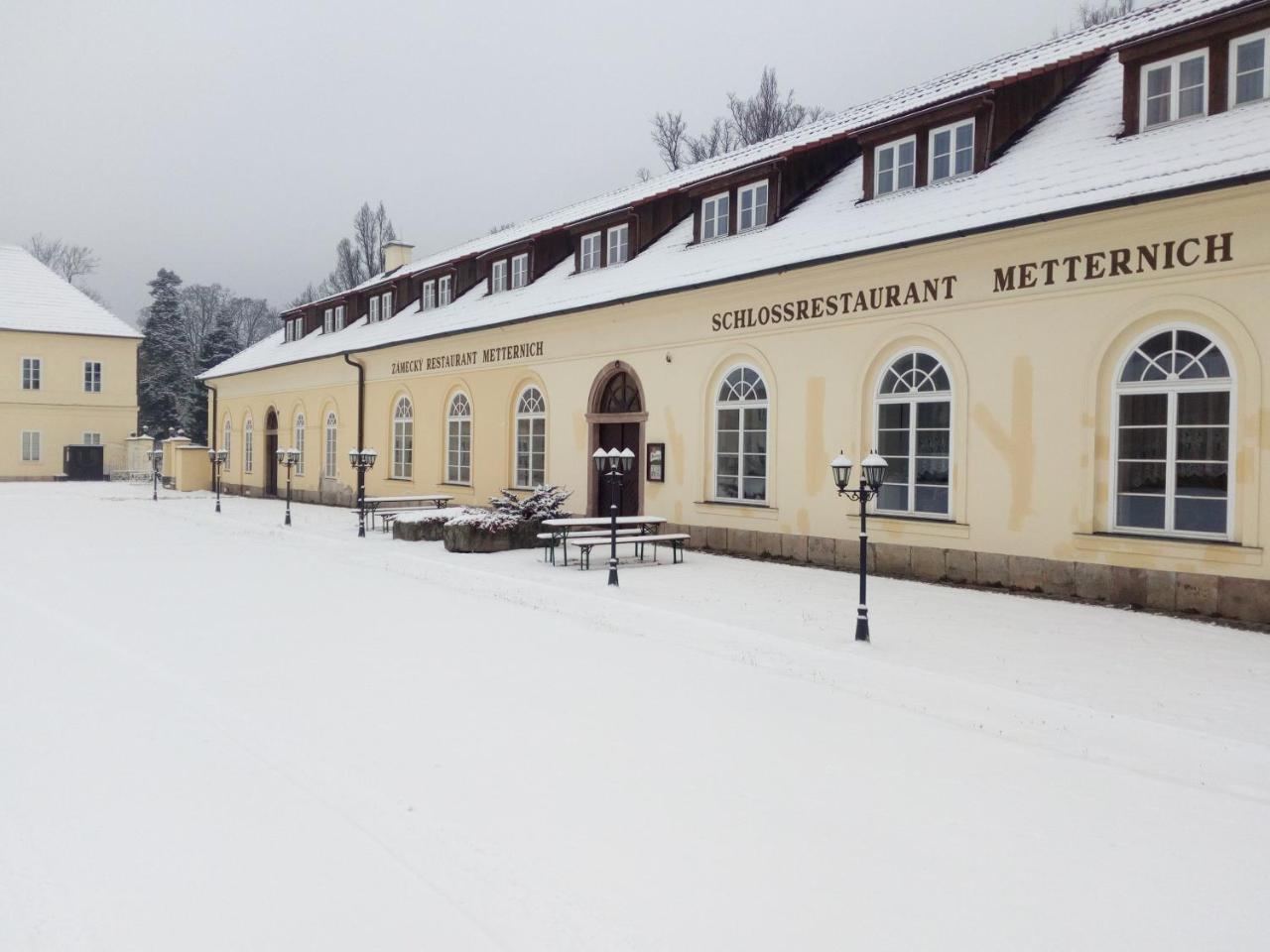 Zámecký hotel Metternich Velka Hledsebe Exterior foto